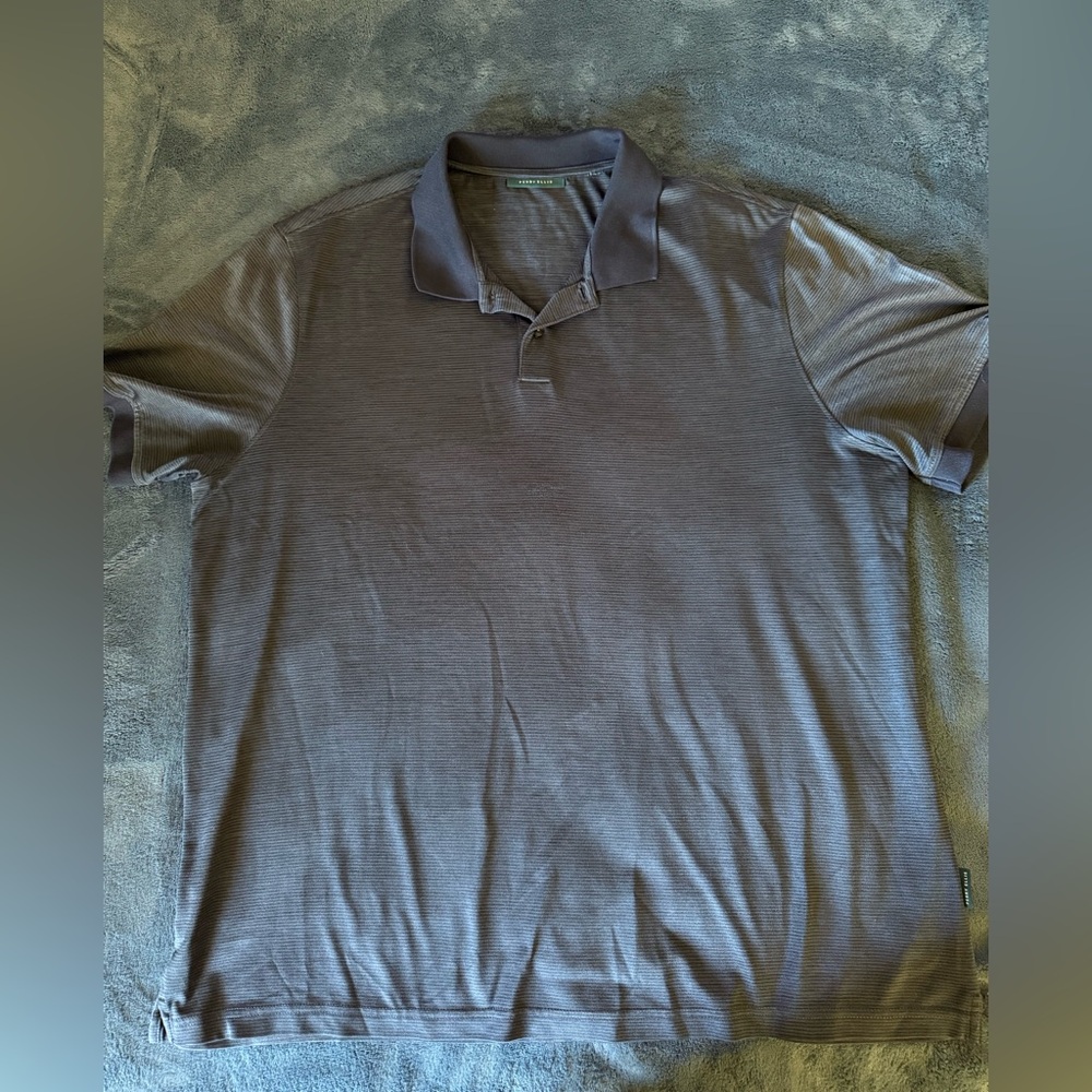 Perry Ellis Men's Blue Polo Shirt